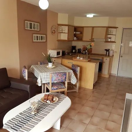 Castle Harbour With Heated Pool, Only 700 Meters To The Beach, Wifi, Balcony Daire Arona (Tenerife)